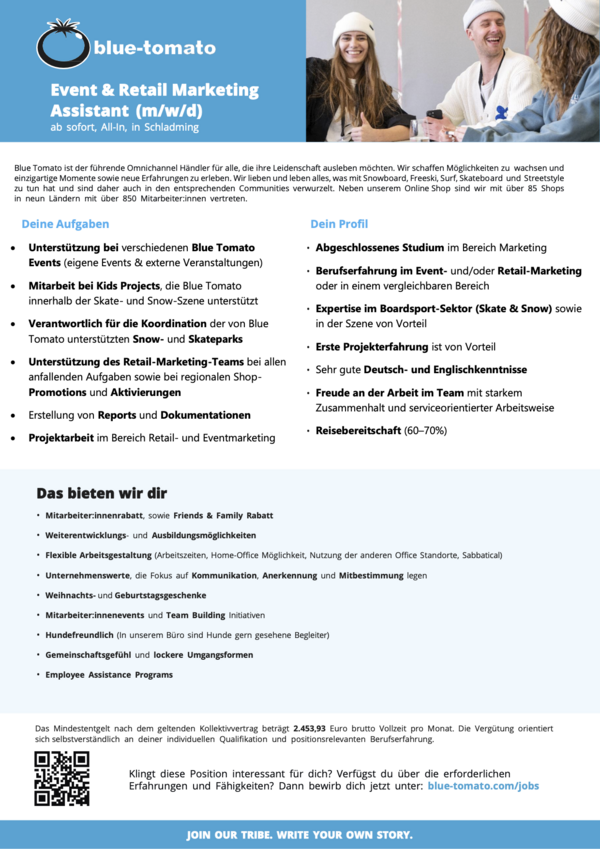 Event/Retail Marketing Assistant (m/w/d)